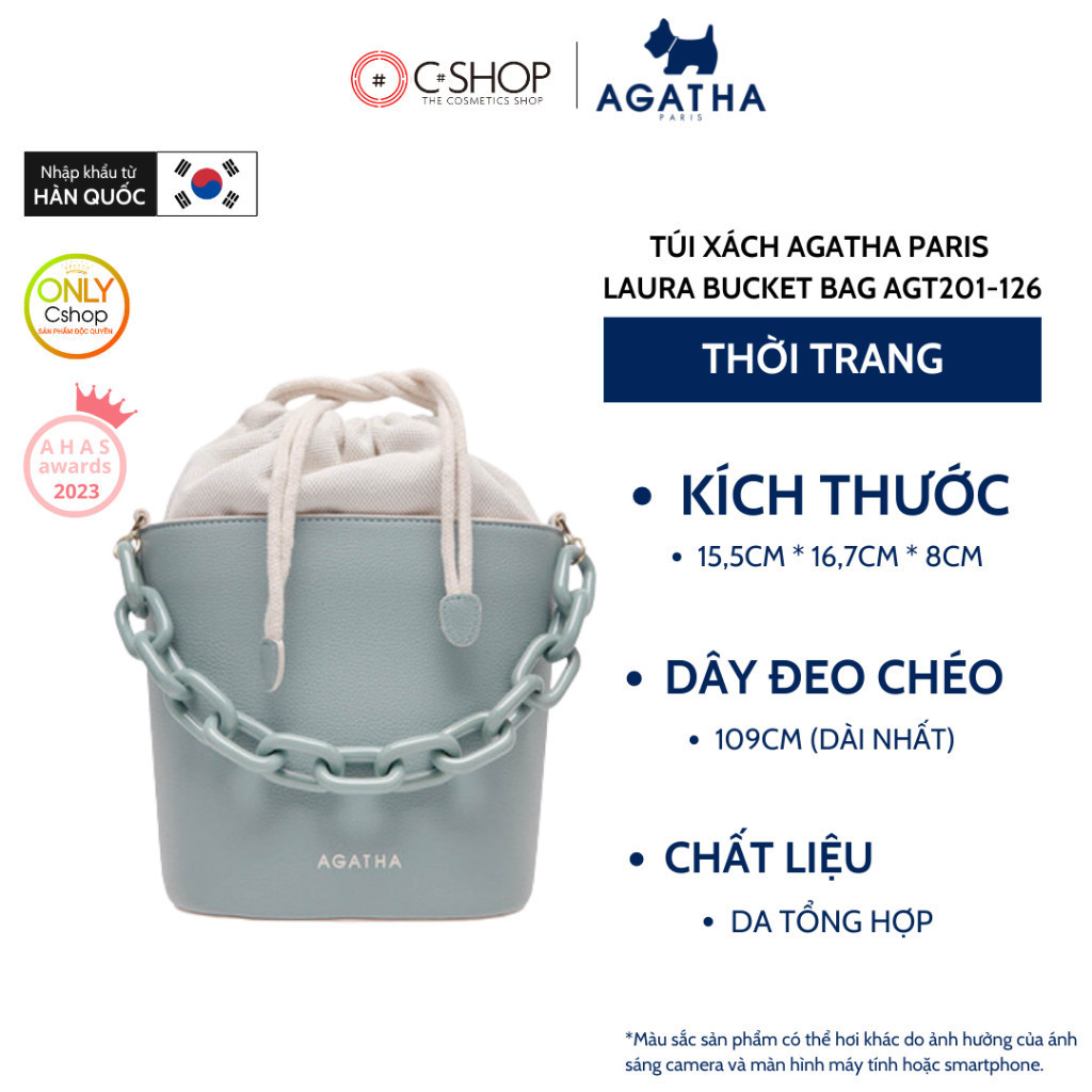 กระเป ๋ าถือสไตล ์ เกาหลี AGATHA PARIS - Bucket Laura AGT201-126