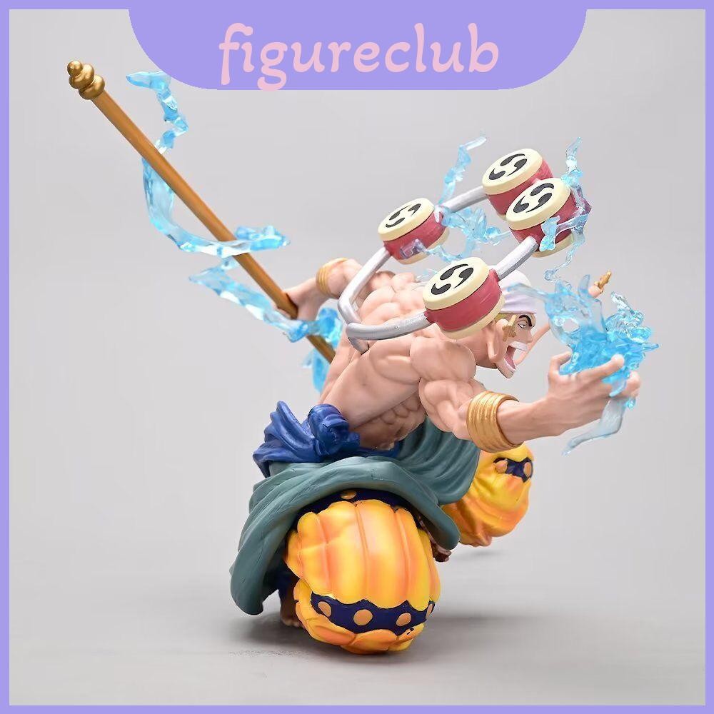 Impressive One Piece Gk Thunder God Enel สามหัว Pvc รูปอะนิเมะแฟนสําหรับ