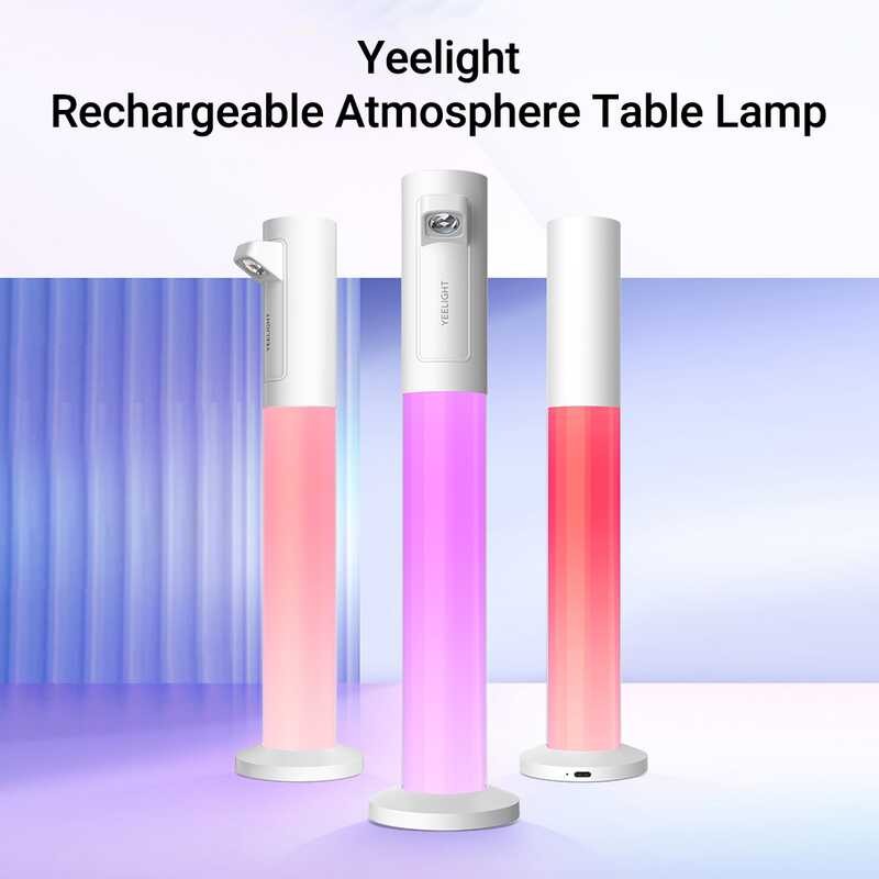 Yeelight 🍀 Student Dormitory Bedroom Bedside Lighting LED Breathing Streaming Decoration Charg