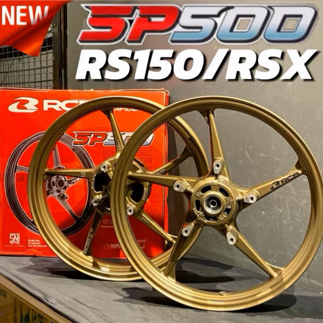 [ 1.85/2.50 X17 NON ABS ] SP500 SP 500 RCB SPORT RIM * แผ่นดิสก์ด้านหน้า 5HOLE SCREW * RS150 / RSX15