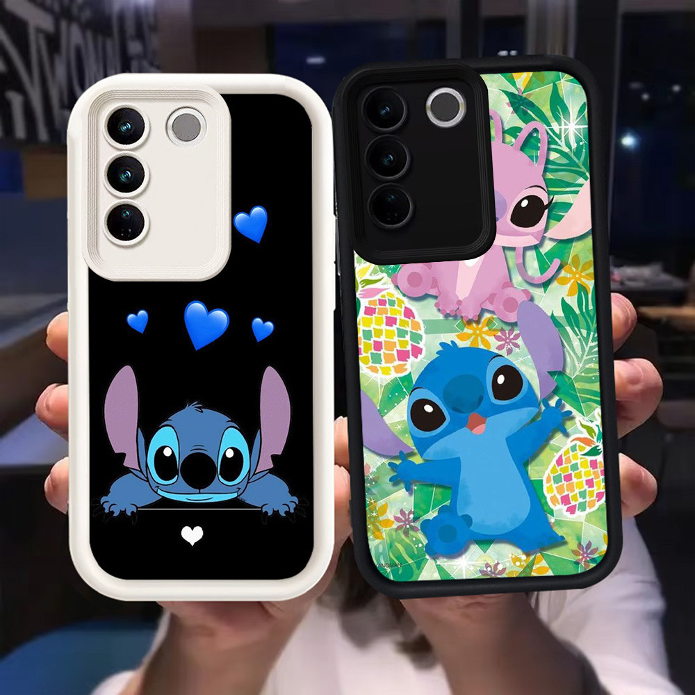 Z-53 Lilo Stitch สีขาวสีดําสําหรับ VIVO Y81s V29E V29 Y81 Y100 Pro กรณี