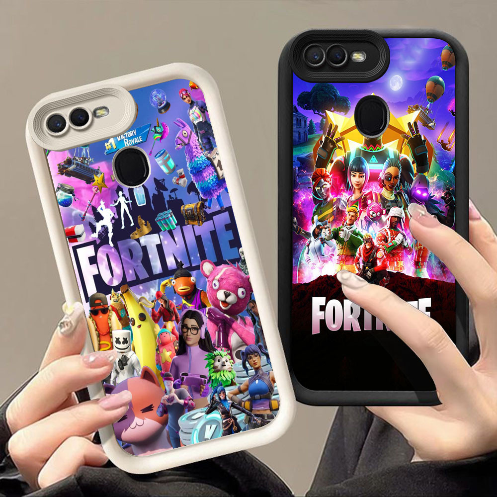 เคสสําหรับ OPPO Realme A12 A12s F7 C2 F9 C2s A5S A5 A1K A12E A7 A3S Pro Q-47 Fortnite