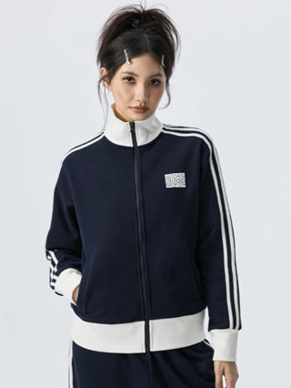 Solovely ผู้หญิง สไตล์เกาหลี แจ็คเก็ต พิมพ์ลาย แขนยาว เสื้อต…