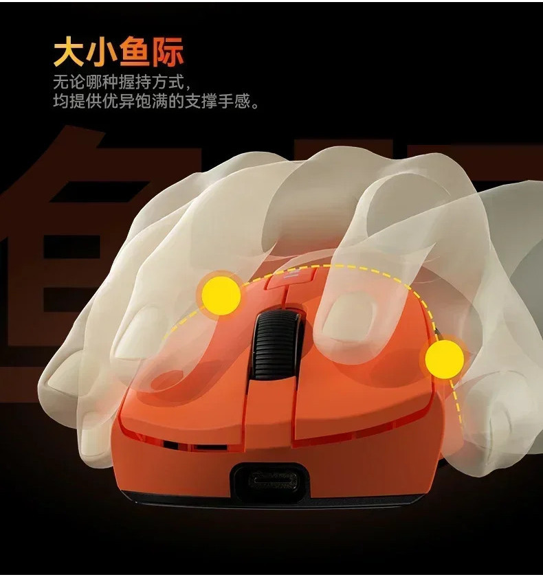 G24 Incott Pro เมาส์ไร้สายเมาส์สำหรั2โหมดน้ำหนักเบา2.4G Paw3950