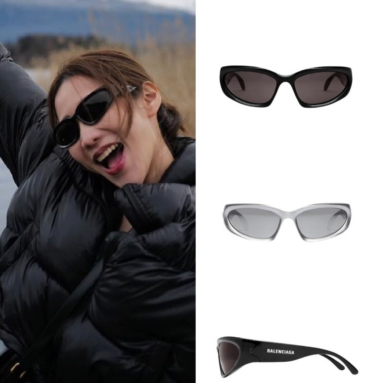 แว่นกันแดด Balenciaga รุ่นSwift Oval รหัสBB0157S สินค้ามาใหม่ ของแท้100% รับประกัน2ปีพร้อมอุปกรณ์คร