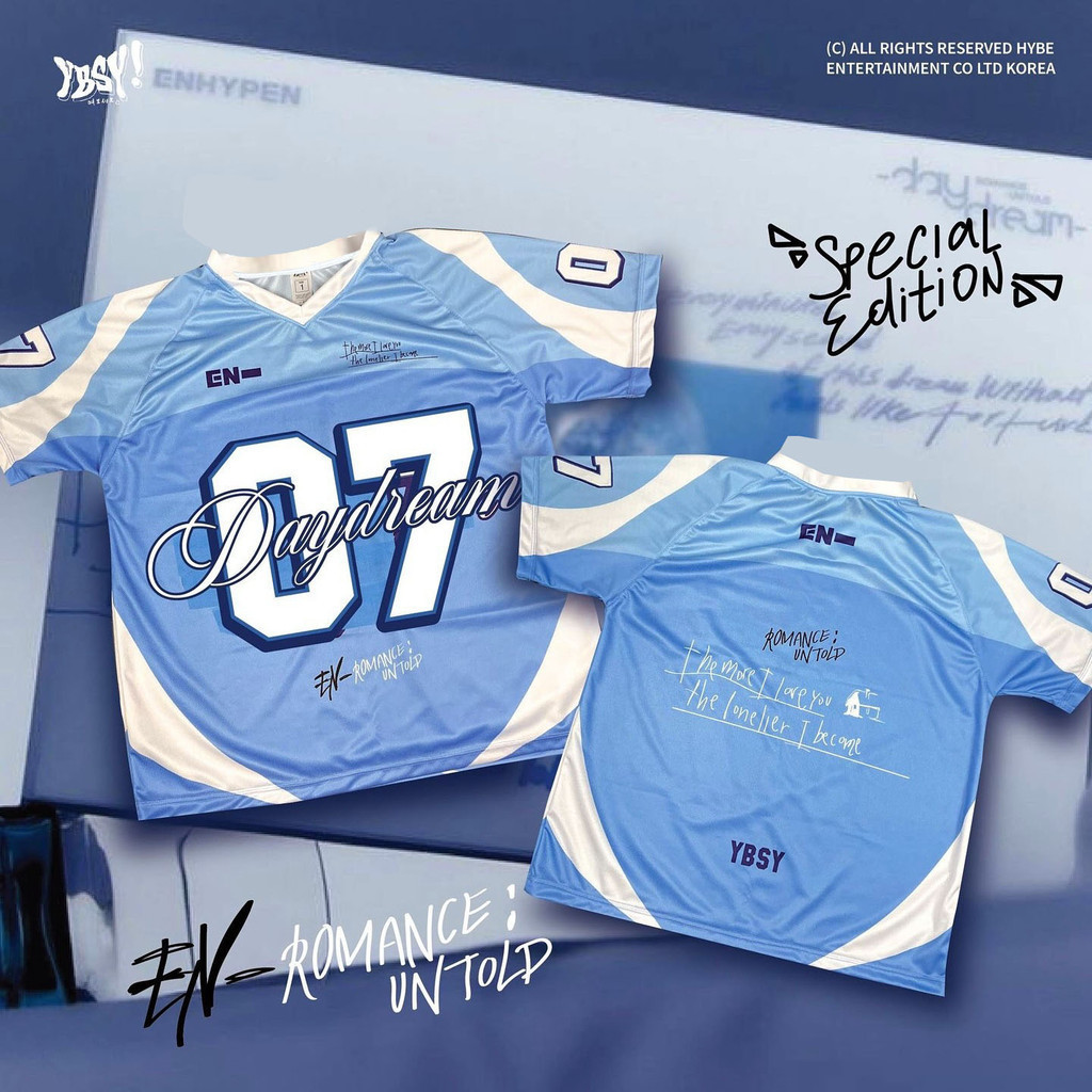 ปรับแต่งฟรีENHYPEN JERSEY NEW DROPS DAY DREAM JERSEY