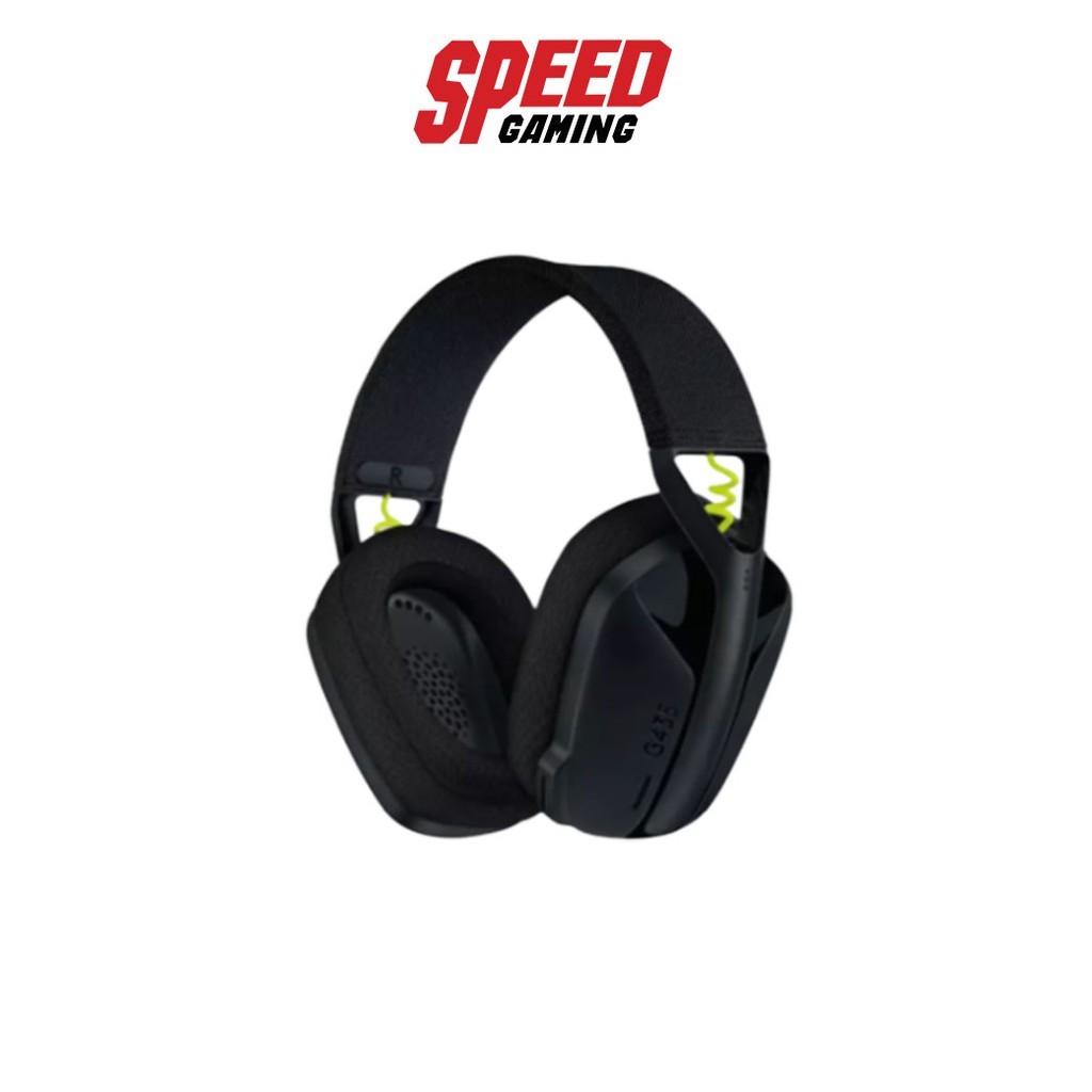 LOGITECH  HEADSET (หูฟัง) G435 LIGHTSPEED BLACK By Speed Gaming