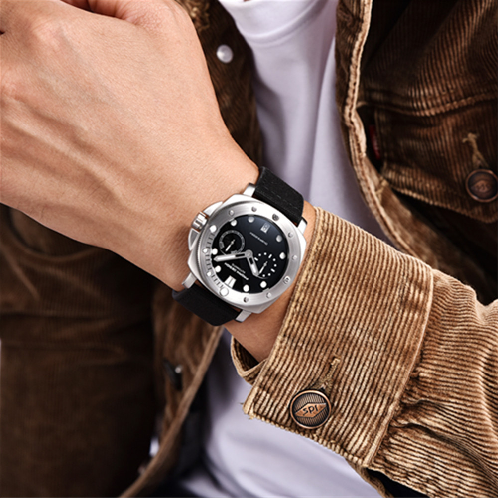 2023 PAGANI DESIGN Mens Mechanical Watch Divers Automatic Mechanical Watch Stainless Steel Sapphire