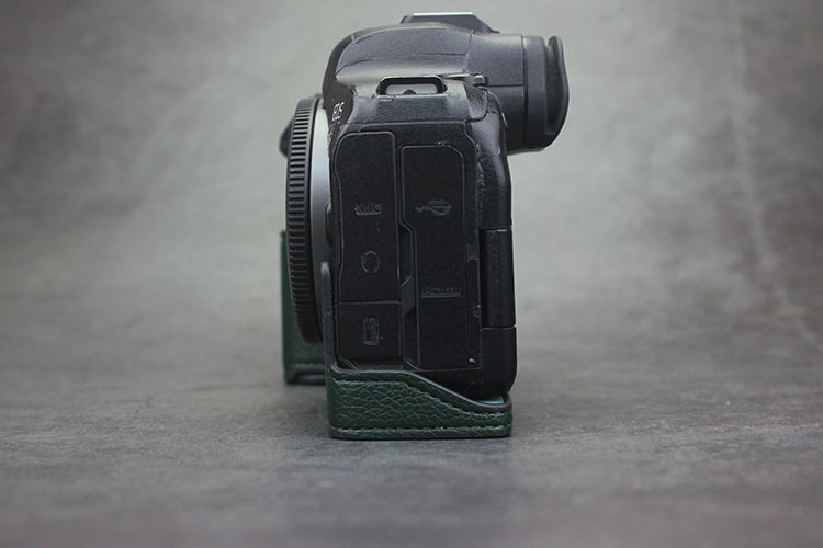 เหมาะสําหรับ Canon Micro Single EOSR6II กระเป๋ากล้องรุ่นที่สอง R5 เคสป้องกัน R8 ฐานอุปกรณ์เสริม RP R6 กล้องซองหนัง