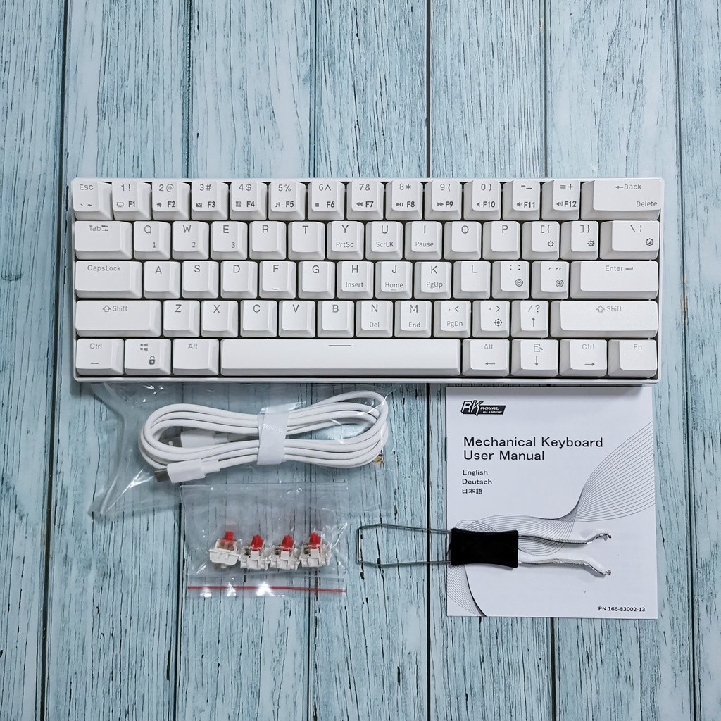 [พร้อมส่ง] RK61 Hotswap ROYAL KLUDGE Mechanical Gaming Keyboard เกมมิ่งคีย์บอร์ด Bluetooth/USB-C, R