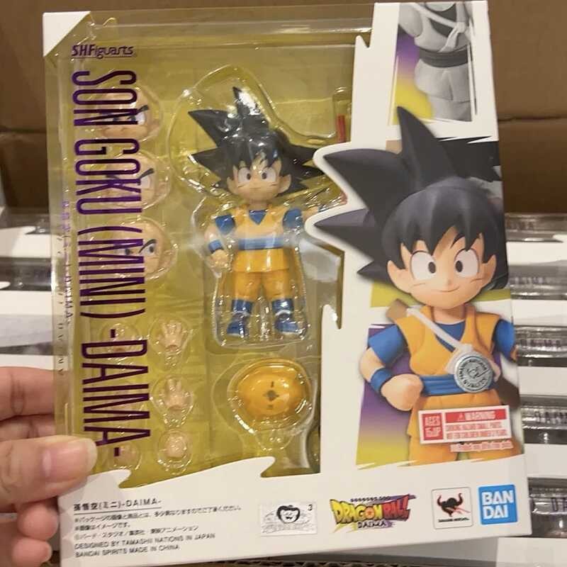 ◆ ต้นฉบับ Bandai Dragonball SH Figuarts Shf Son Goku Daima พีวีซี 7Cm อะนิเม