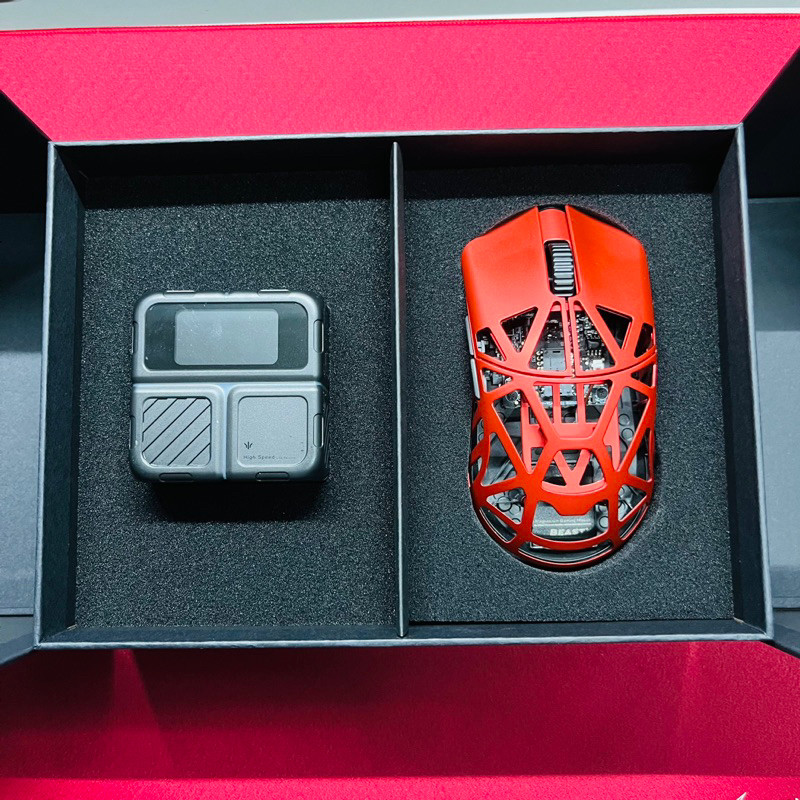 (พร้อมส่งในไทย) Wlmouse Beast X mouse สีเเดง (ทักเเชทลดได้อีก)