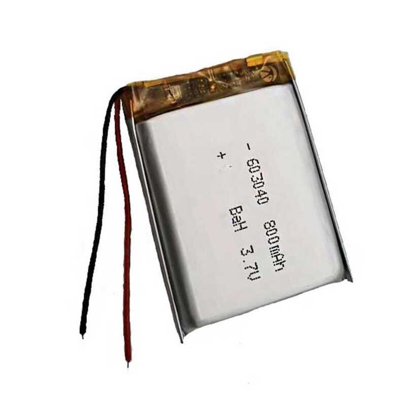 Δ 3.7V 600Mah 603040 ลิเธียมไอออนโพลิเมอร์แบตเตอรี่ลิเธียม