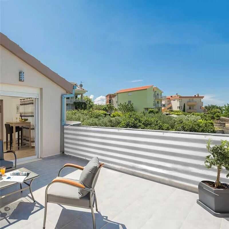 Sale】1M 【Cheap 2M 3M 4M 5M 6M Gray And White Mixed Net Privacy Fence Sun Cream Balcony Fence Ou