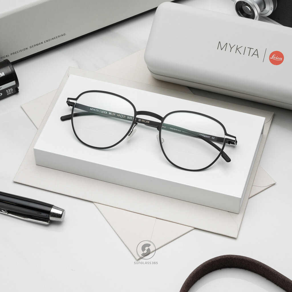 แว่นสายตา MYKITA LEICA ML09 C543 Black White Edges