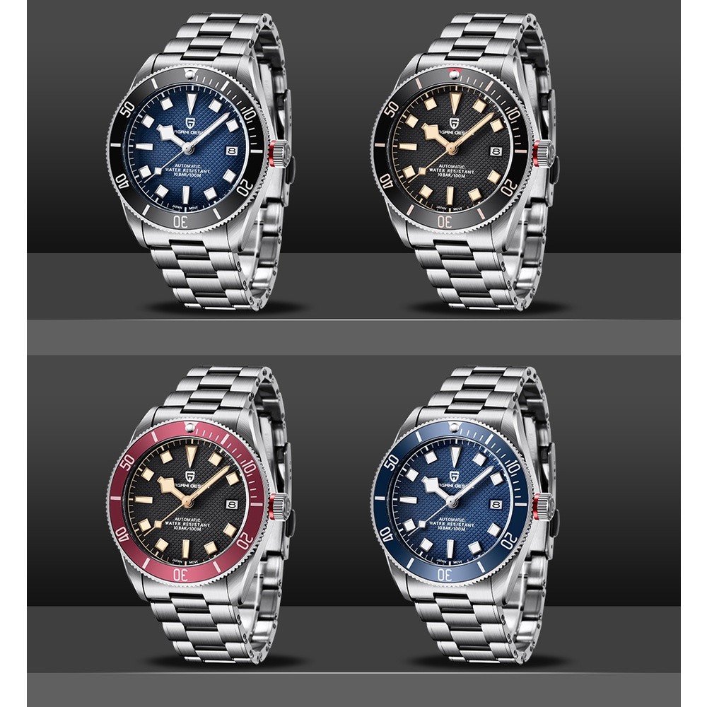 Pagani DESIGN 2024 BB58 Japan NH35A นาฬิกาข้อมืออัตโนมัติ กันน้ํา 100 ม. สําหรับผู้ชาย PD-1671