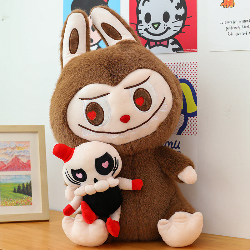 ตุ๊กตาคู่ Labubu และ Tycoco Plush Toy หมอนตุ๊กตาการ์ตูนใหม่