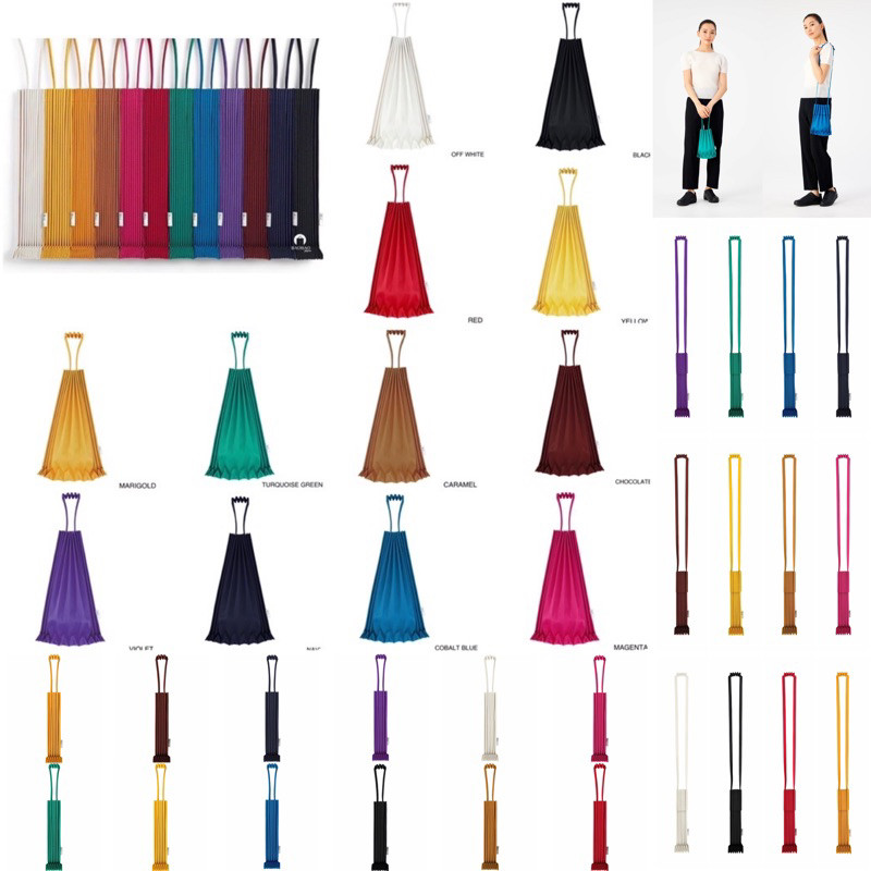 ♞,♘,♙Issey Me Trunk Pleats Bag จาก Shop Issey Miyake FUI