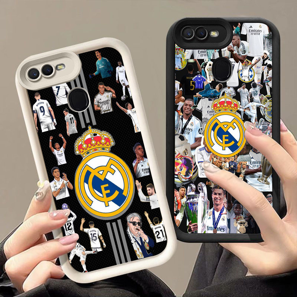 สําหรับ OPPO Realme A12 A12s F7 C2 F9 C2s A5S A5 A1K A11K A12E A7 A3S Pro Q-25 แฟชั่นฟุตบอล