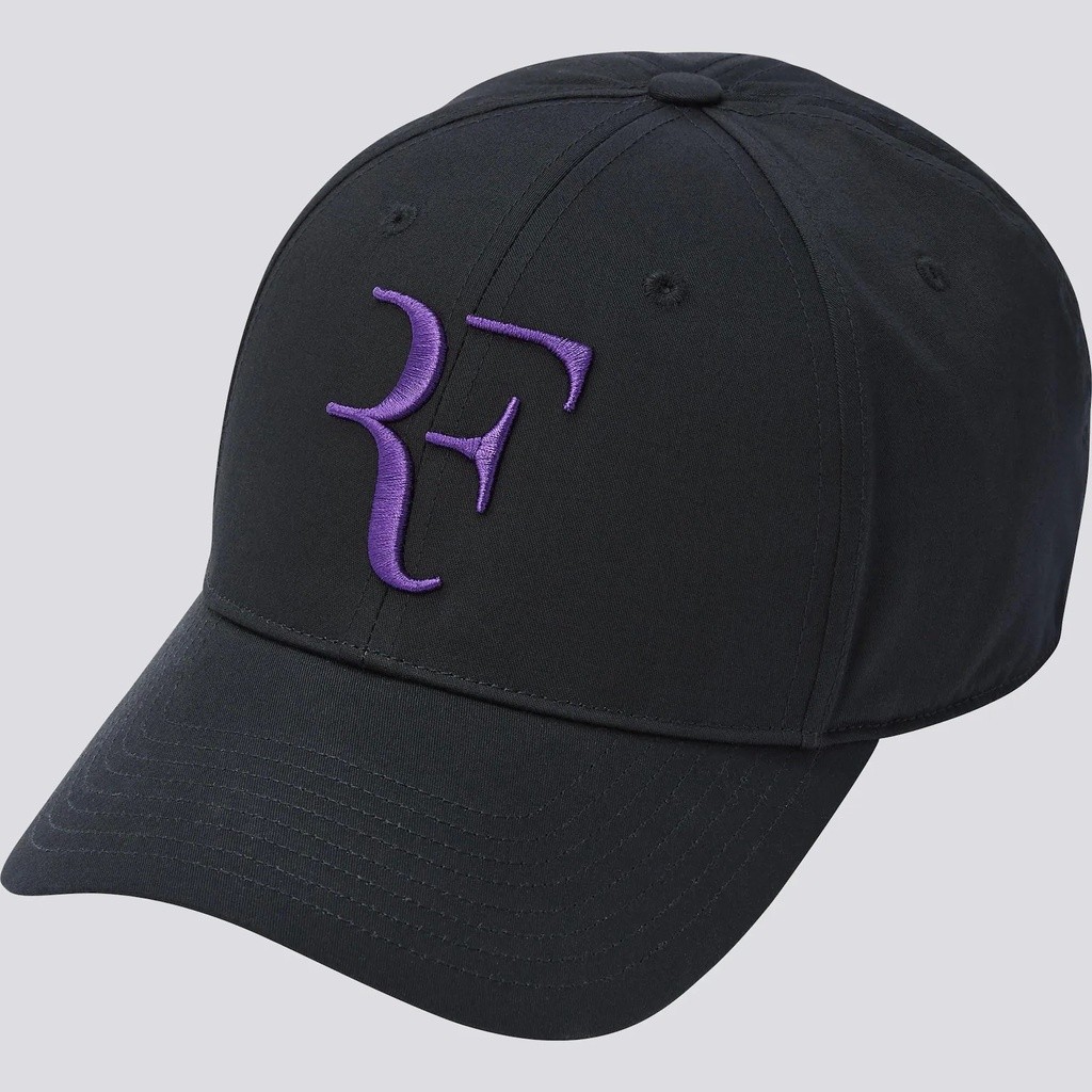 ♞,♘Uniqlo X Roger Federer RF Cap (หมวก RF ยูนิโคล่) สีดำ XSA