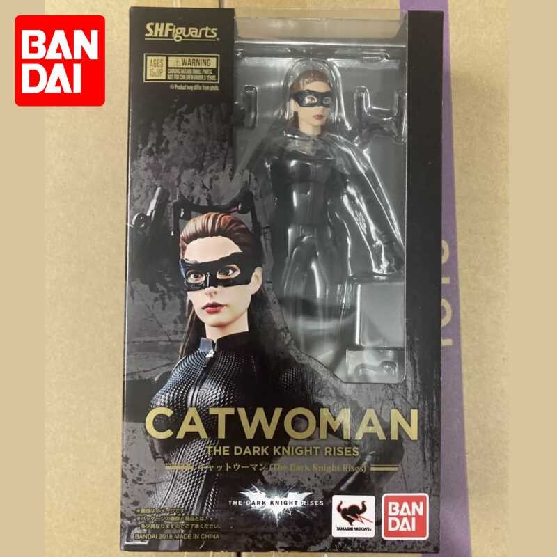 ◆ ต้นฉบับ Bandai Dc Dark Knight Rise Catwoman Anne Hathaway อะนิเมะ มีชีวิ