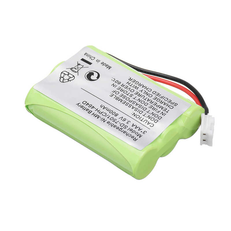 Δ 2 ชิ้น Nimh 800Mah 3.6V แบตเตอรี่สำหรับ Motorola Sd-7501 V-Tech 89-1323-00
