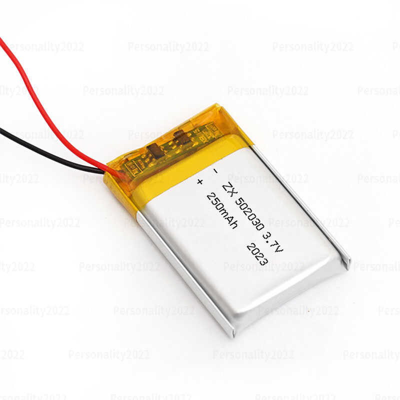 Δ 502030 แบตเตอรี่ลิเธียม 3.7V 250Mah แบตเตอรี่ลิเธียมแบบช