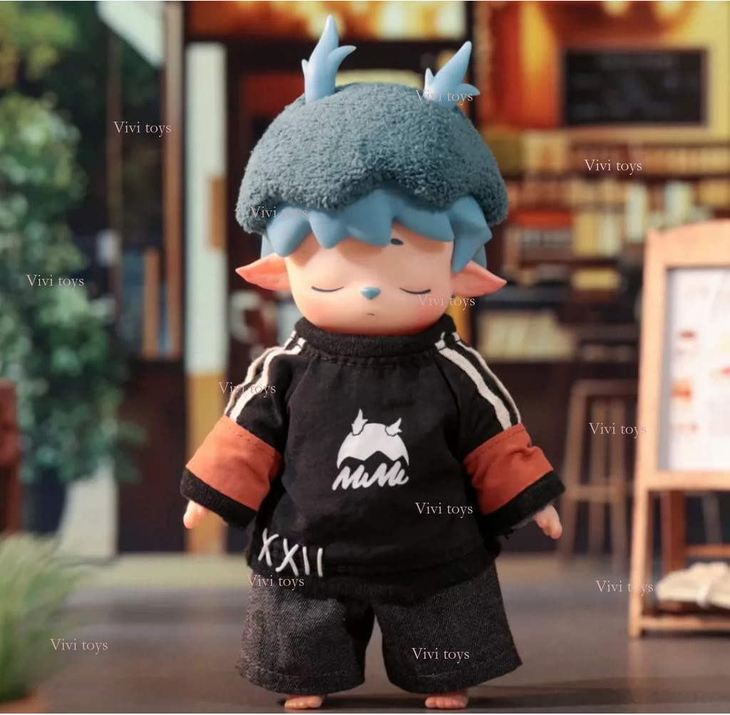 ของเล่น Vivi สินค้าใหม่ Heyone Black Play MIMIs CITYWALK Series ไวนิลน่ารัก Mystery กล่องอินเทรนด์เล่นรูปเครื่องประดับ 1202