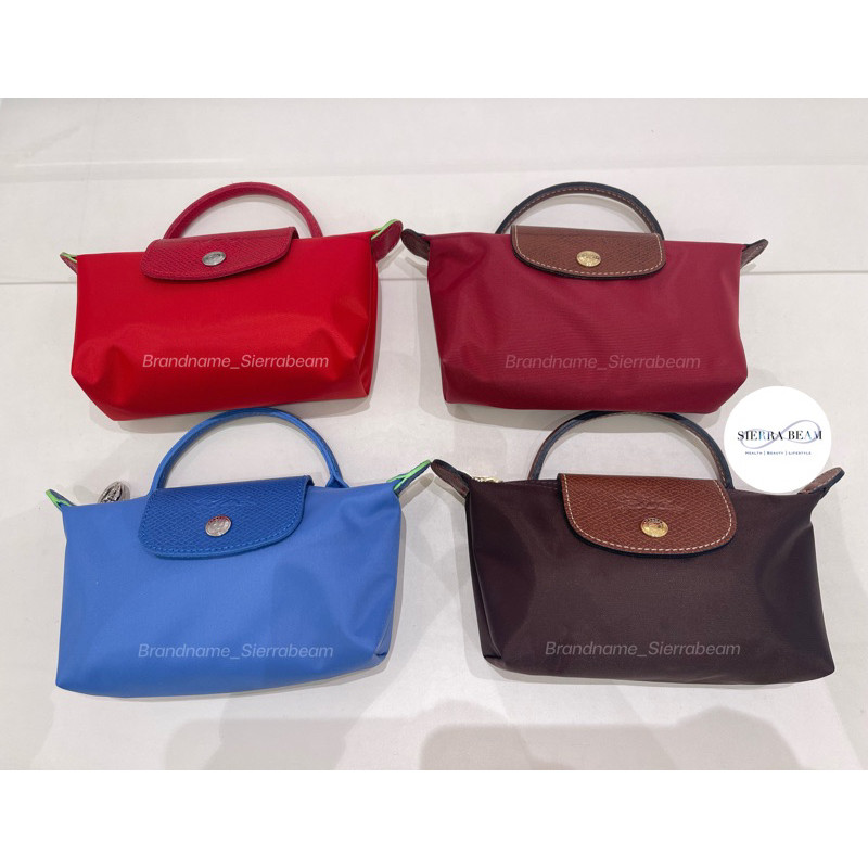 ♞,♘,♙แท้จากKing Power  Longchamp Le Pliage Top Hand Pouch *กรุณาสอบถามก่อนกดสั่งซื้อค่ะ kdie