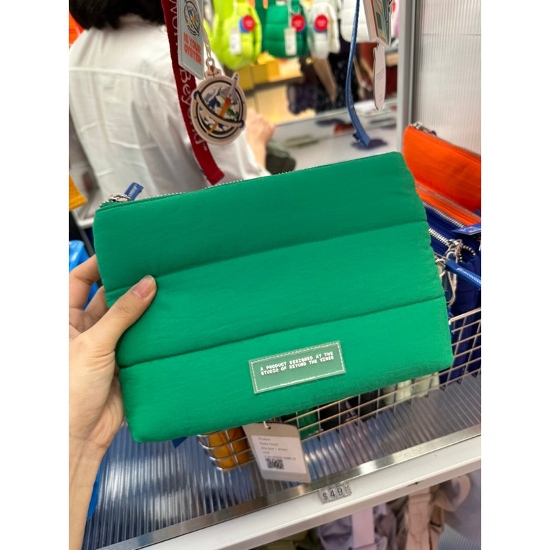 poofy pouch beyond the vines