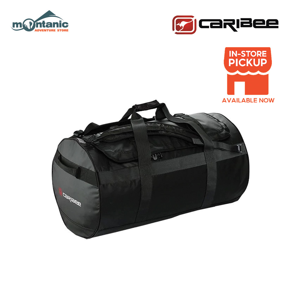 ในสต็อก Caribee Kokoda 90L - Heavy Duty Waterproof Duffle Sport Duffel Travel Gym Offshore Bag