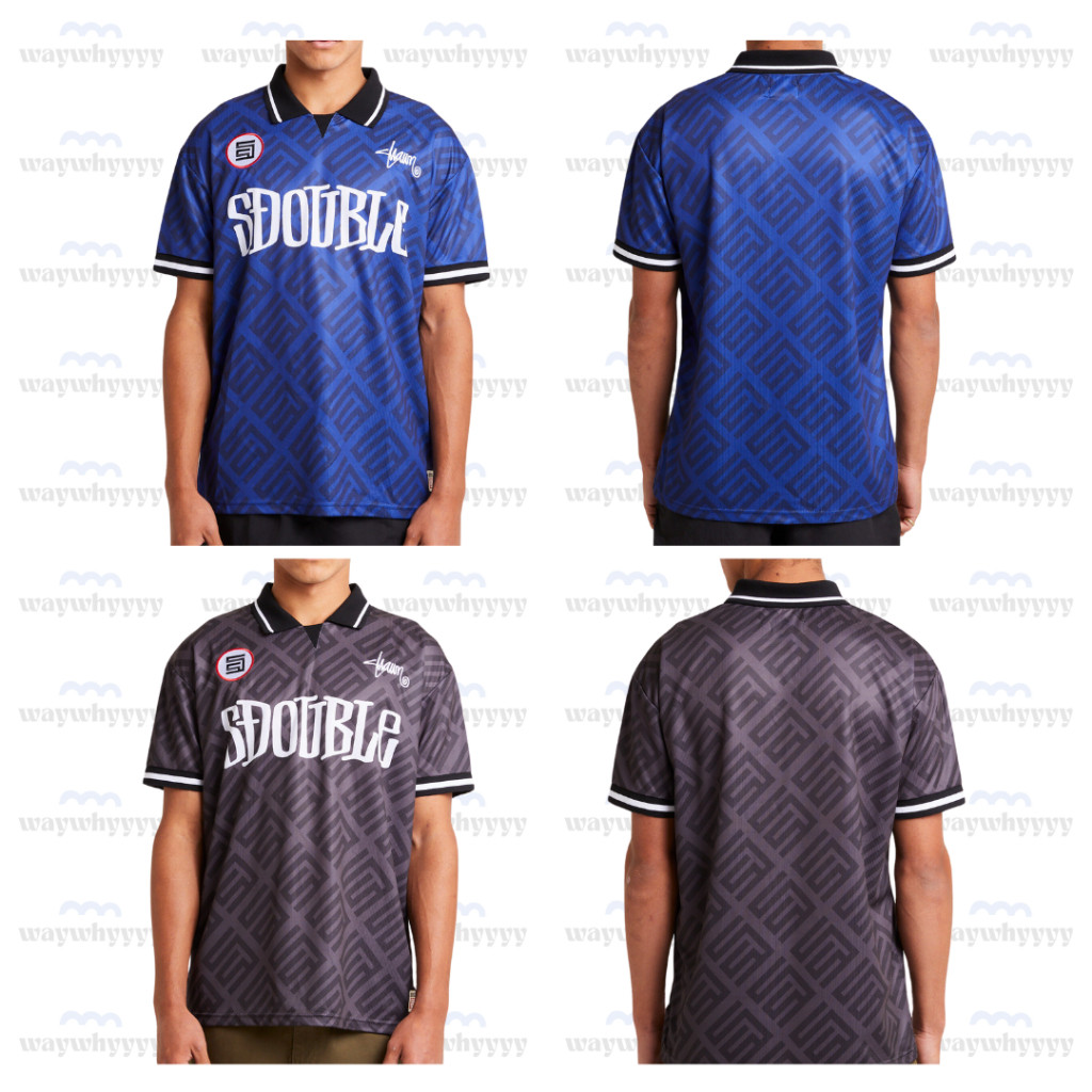 ♞เสื้อฟุตบอล S-DOUBLE Football jersey (เจ้าของเดียวกับ Stussy) DS