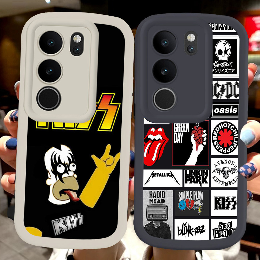 J-14 แฟชั่น Rock Band Cover Soft Case สําหรับ VIVO T3 V29 V29E Y200 V30 Y200e Lite Pro 5G