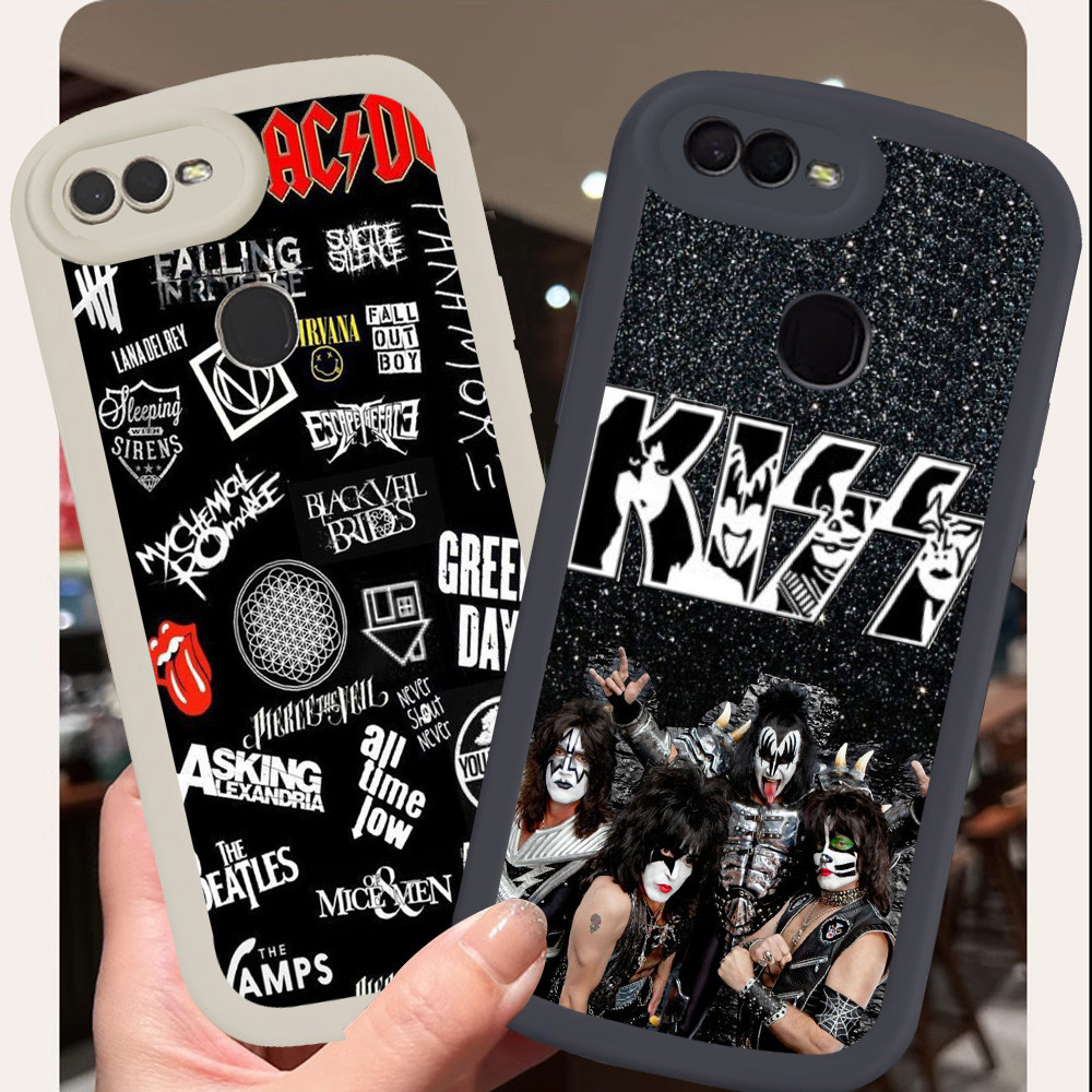 J-14 แฟชั่น Rock Band Cover Soft Case สําหรับ OPPO Realme C2 C1 A1K A5 A12E C2S A3S A7 A5S A12 A12S 