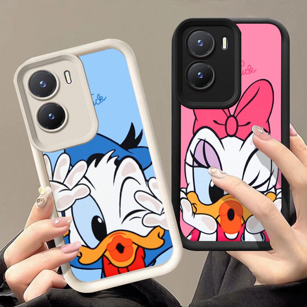 เคสสําหรับ VIVO Y02S Y16 Y22s Y15s Y15a Y55 Y75 Y22 Y35 Y01 Y56 IQOO 13 Z10 Z9 Z9X 5G Q-70 เป็ดโดนัล