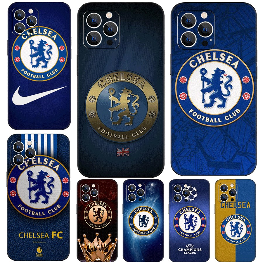 Iphone 5 5s 2016 6 6s 7 8 Plus 6s SE 2020 X XS ความเข้ากันได้ TPU Soft Shell Case Chelsea Football Club