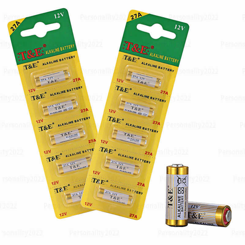 Δ 5 - 30 ชิ้น 27A 12V แบตเตอรี่อัลคาไลน์ A27 แบตเตอรี่ 27Ae 27Mn