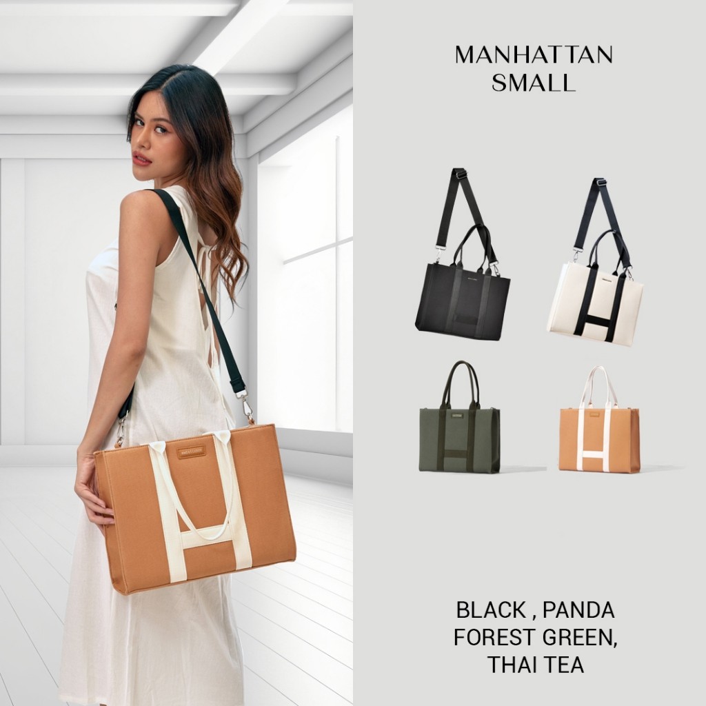 ABDSTORE | NEW Manhattan Bag - Small กระเป๋าผ้าแคนวาส ใส่แลปท็อป 8136 by Ambassador