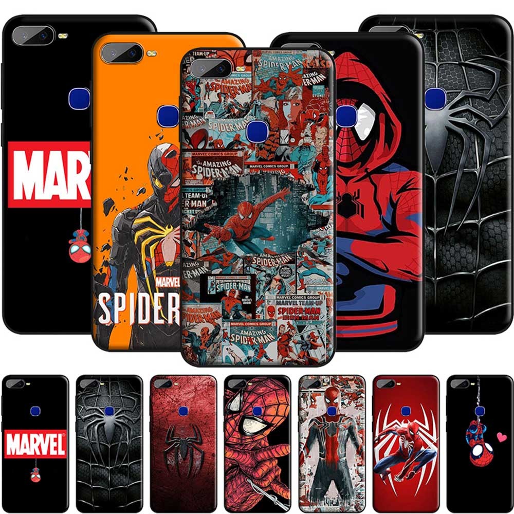 80_FEB Marvel Spiderman ซิลิโคนอ่อนนุ่ม TPU สําหรับ Redmi 13 13C 14C หมายเหตุ 12S 4G 5G