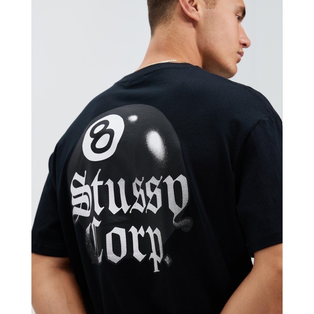 ♞[ของแท้ พร้อมส่งในไทย] Stussy (Australia) 8 Ball Corp T Shirt  tee. sde