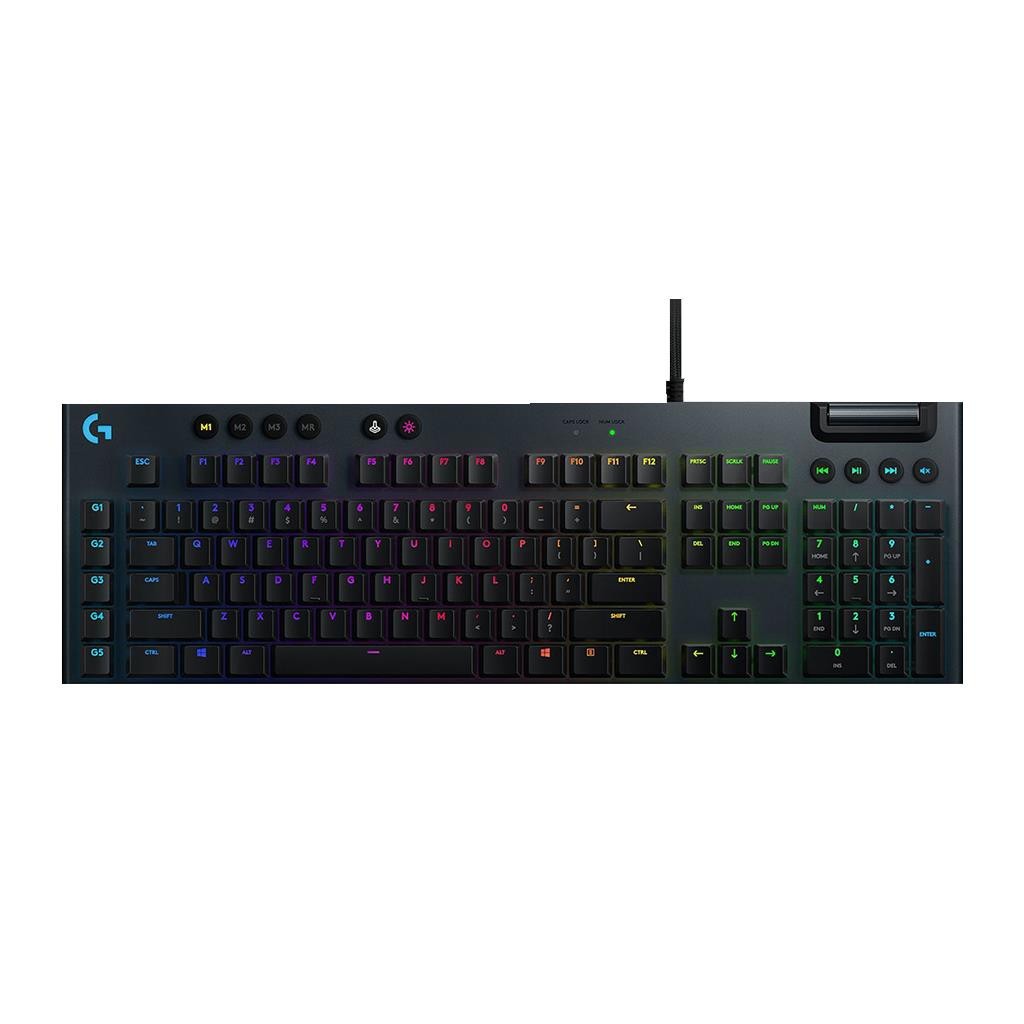 G813 RGB TACTILE MECHANICALGAMING KEYBOARD Model : G813-GAMING-KB(TACTILE) Vendor Code : 920-008996