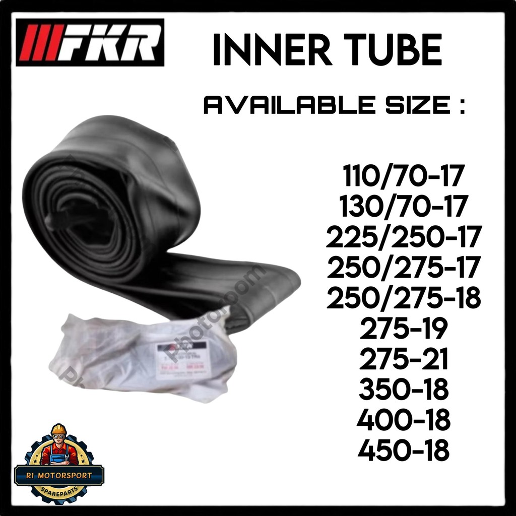 FKR ยางในคุณภาพดีที่สุด 110/70-17 130/70-17 225/250-17 250/275-17 250/275-18 275-19 275-21 400-18 45