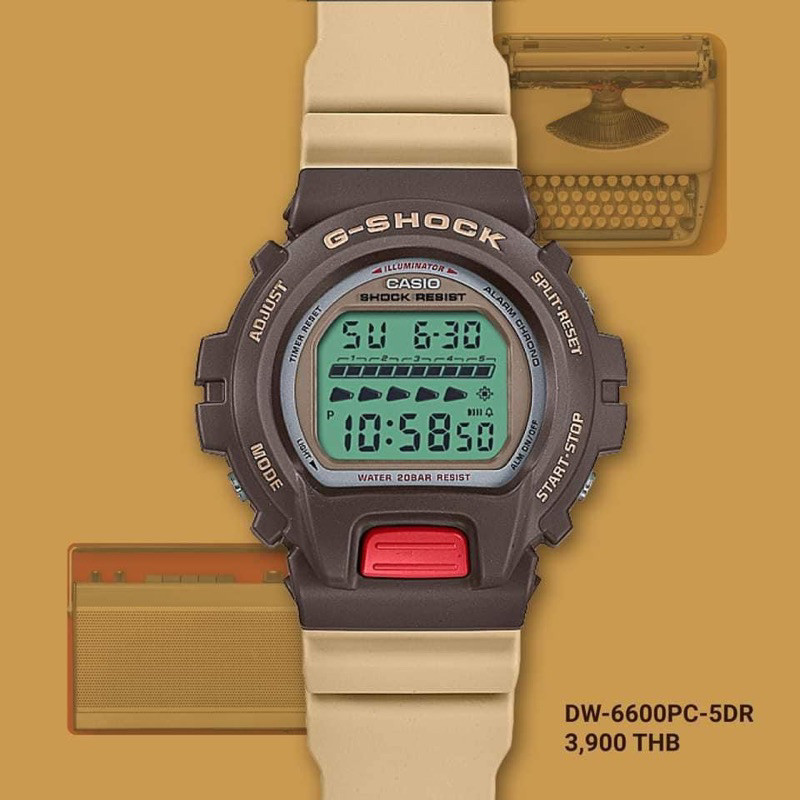 CASIO G-SHOCK นาฬิกาG-shock รุ่นใหม่ล่าสุด  DW-6600PC-5  GA-100PC-7A2 GA-400PC-8 สินค้าของใหม่ ของแ