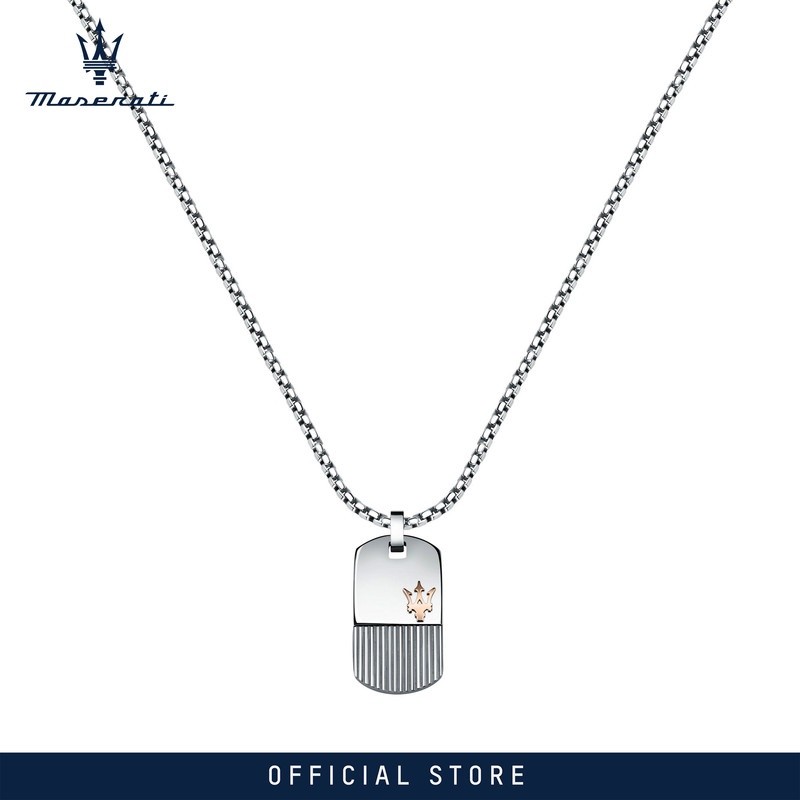 Maserati Jewels 600mm Men's Stainless Steel สร้อยคอ JM121ATK08 (Adjustable)