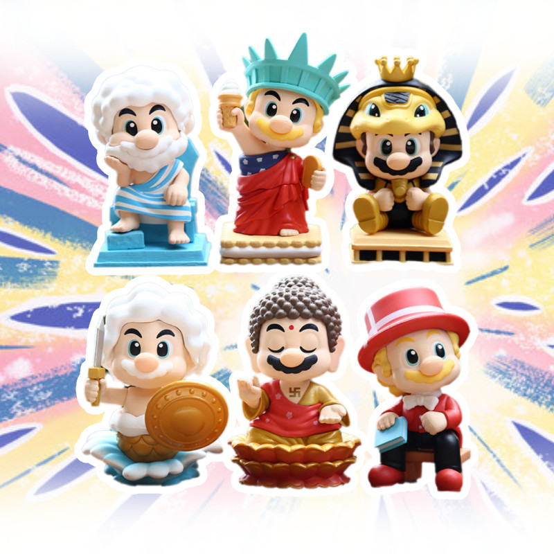 เวอร์ชันสนุก Q อะนิเมะเกมรูปขี้เล่นของเล่น Pvc สําหรับเดสก์ท็อป Nostalgic Decor ราคา ถูกที่สุด ดีลบีเคเค แกลเลอรีภาพที่ 3