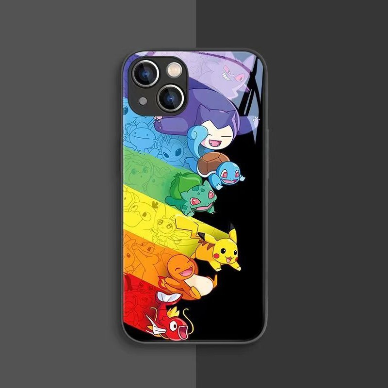 สําหรับ OPPO Reno 13 13F 12 11 11F 12F 10X ซูม 5 7 8 10 Pro + Plus 4G 5G TH1 กระจกนิรภัยเคสโทรศัพท์ Pokémon Pikachu ราคา ถูกที่สุด ดีลบีเคเค แกลเลอรีภาพที่ 4