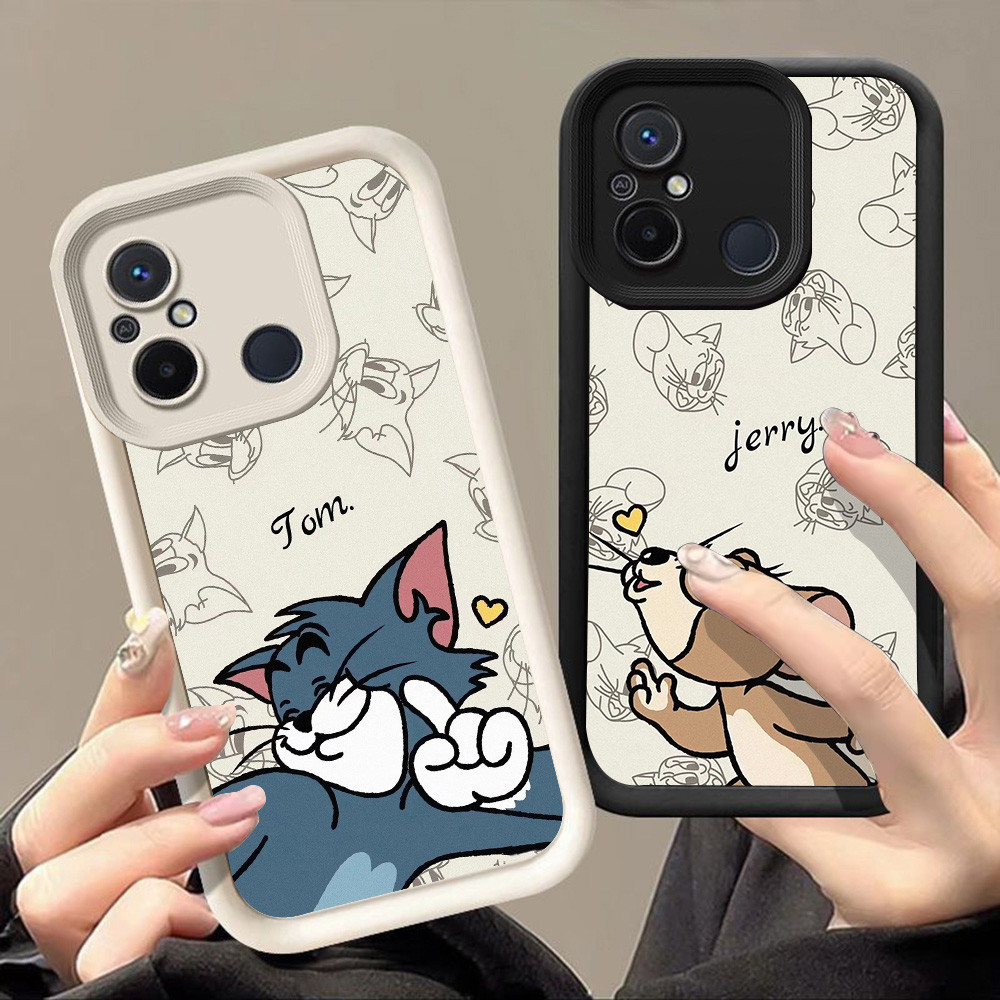 สําหรับ Xiaomi Redmi POCO F7 C55 C31 หมายเหตุ A2 10C A1 9A 7 9C 6A 9T 12C Pro A5 C71 Q-79 คู่แมวเมาส