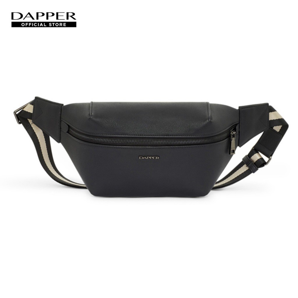 DAPPER กระเป๋าคาดอก Essential Belt Bag + สายกระเป๋า Colorblock สีดำ (BM6BK/1251SF)