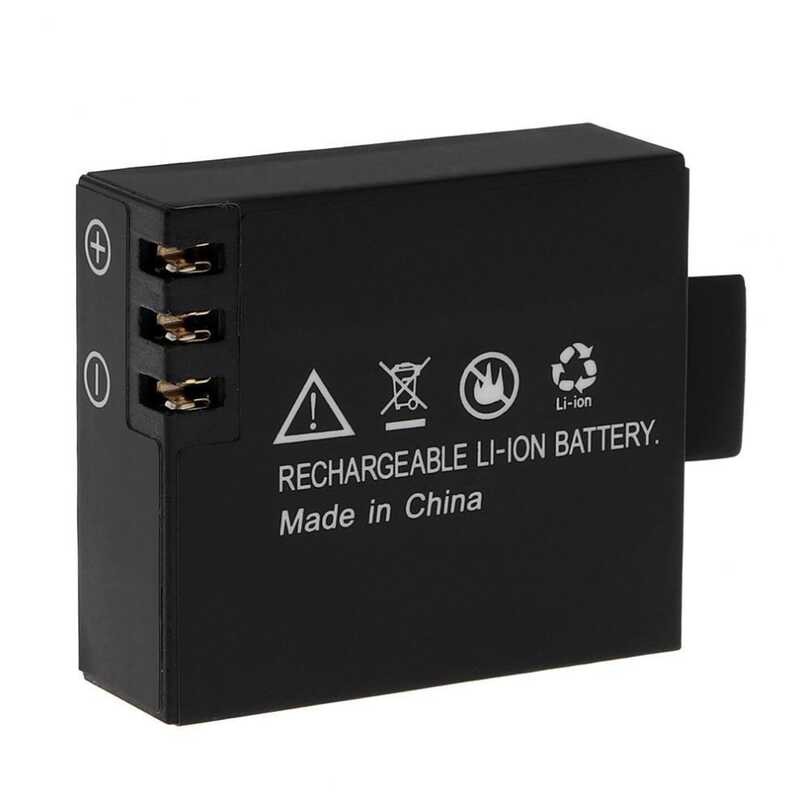 Δ แบตเตอรี่ 900 Mah + ที่ชาร์จ SJCAM Sj5000 Sj7000 Sj8000 Sj4000 WIFI Sj6000 E