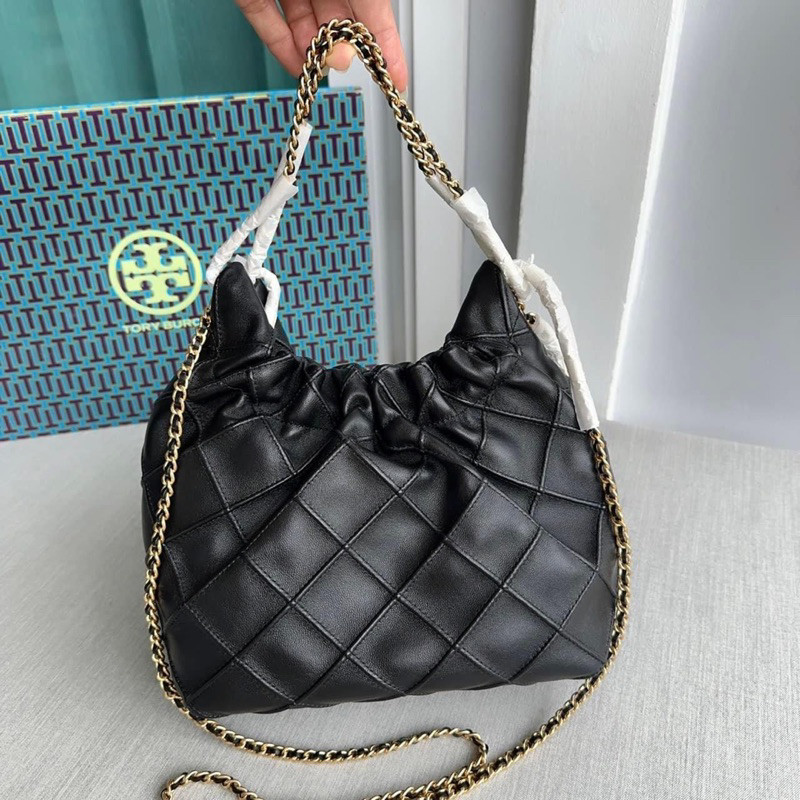 TORY BURCH MINI FLEMING DRAWSTRING BAG